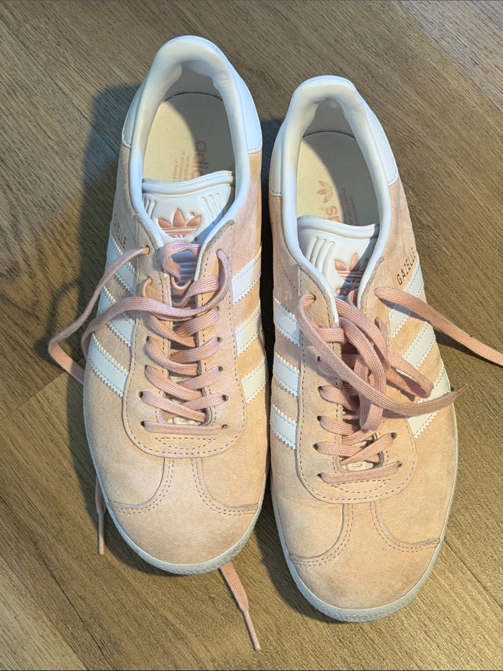 Adidas Gazelle Women's Sneakers in Pink and White